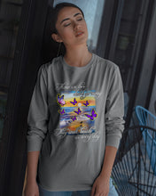 Load image into Gallery viewer, Butterfly Sunset On Beach Those We Love Don't Go Away Gift For Lover Unisex Long Sleeve
