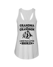 Load image into Gallery viewer, Grandma And Grandson A Bond That Can't Be Broken Custom Design Ladies Flowy Tank
