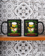 Load image into Gallery viewer, Baseball Drink Beer Day St Patrick's Day Gift For Baseball Lovers Mug
