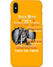 Load image into Gallery viewer, July Man Son Of God Birthday Meaningful Gift For Men Phone case
