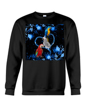 Load image into Gallery viewer, Lovely Phone Case Twinkling Blue Heart Gift For Parrots Lovers Sweatshirt

