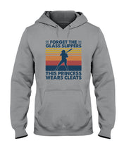 Load image into Gallery viewer, Forget The Glass Slippers This Princess Wears Cleats Trending Hoodie
