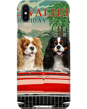 Load image into Gallery viewer, Cavalier Happy Holiday Gift For Dog Lovers Phone case
