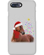 Load image into Gallery viewer, Cute Horse With Santa Hat Lovely Christmas Tree Gift For Horse Lovers Phone case
