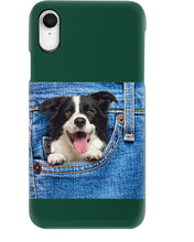 Load image into Gallery viewer, Border Collie In Denim Pocket Gift For Dog Lovers Phone case
