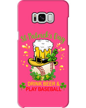 Load image into Gallery viewer, Baseball Drink Beer Day St Patrick's Day Gift For Baseball Lovers Phone case
