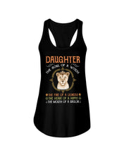 Load image into Gallery viewer, Daughter The Soul Of Witch The Fire Of Lioness Ladies Flowy Tank
