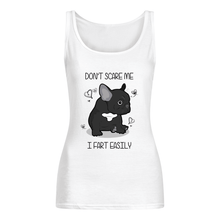 Load image into Gallery viewer, Don't Scare Me I Fart Easily Gift For Dog Lovers Ladies Flowy Tank

