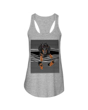 Load image into Gallery viewer, Dachshund Striped In My Heart Special Custom Design Ladies Flowy Tank

