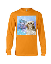 Load image into Gallery viewer, Angels And Shih Tzu Are Not Different Gift For Dog Lovers Unisex Long Sleeve
