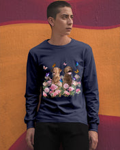 Load image into Gallery viewer, Gift For Dog LoversChesapeake Bay Retriever With Peonies Unisex Long Sleeve
