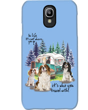 Load image into Gallery viewer, Cavalier King It's Who You Travel With Gift For Dog Lovers Phone case
