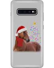 Load image into Gallery viewer, Cute Horse With Santa Hat Lovely Christmas Tree Gift For Horse Lovers Phone case
