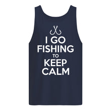 Load image into Gallery viewer, I Go Fishing To Keep Calm Gift For Fishing Lovers Unisex Tank Top
