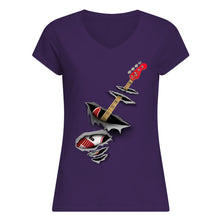 Load image into Gallery viewer, Funny Bass Inside Gift For Music Lovers Ladies V-Neck

