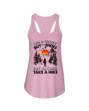 Load image into Gallery viewer, Life Is Short Buy The Shoes Ladies Flowy Tank

