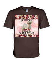 Load image into Gallery viewer, Just A Girl Who Loves Shih Tzu Unique Custom Design For Dog Lovers Guys V-Neck
