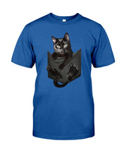Load image into Gallery viewer, Cat In Your Front Pocket Perfect Gift For Friends Who Loves Cat Guys Tee
