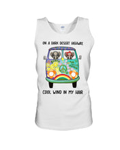Load image into Gallery viewer, Elephants On A Dark Desert Highway Cool Wind In My Hair Unisex Tank Top
