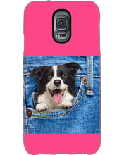 Load image into Gallery viewer, Border Collie In Denim Pocket Gift For Dog Lovers Phone case

