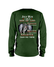 Load image into Gallery viewer, July Man Son Of God Birthday Meaningful Gift For Men Unisex Long Sleeve
