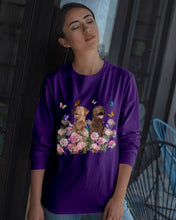 Load image into Gallery viewer, Gift For Dog LoversChesapeake Bay Retriever With Peonies Unisex Long Sleeve
