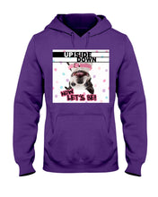 Load image into Gallery viewer, Boston Upside Down Now Let's Be Gift For Dog Lovers Hoodie
