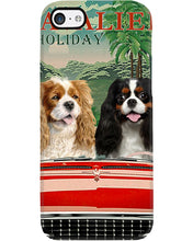 Load image into Gallery viewer, Cavalier Happy Holiday Gift For Dog Lovers Phone case

