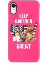 Load image into Gallery viewer, Keep America Great Yorkshire Terrier Gift For Dog Lovers Phone case
