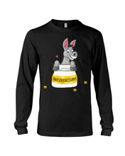 Load image into Gallery viewer, Funny Donkey Anti Depressant Meaning Gift For Women Unisex Long Sleeve
