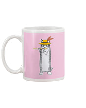 Load image into Gallery viewer, Cat Plays Flute Special Custom Design For Music Lovers Mug
