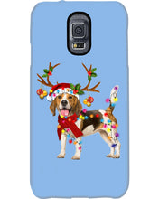 Load image into Gallery viewer, Beagle Gorgeous Reindeer Xmas Lights Gift For Dog Lovers Phone case

