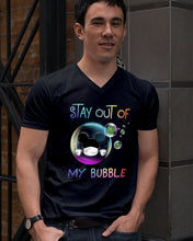 Load image into Gallery viewer, Lovely Phone Case Rainbow Design Stay Out Of My Bubble Gift For Friends Guys V-Neck
