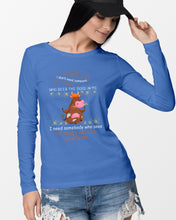 Load image into Gallery viewer, Cow I Need Somebody Who Sees The Crazy And Still Wants Me Unisex Long Sleeve
