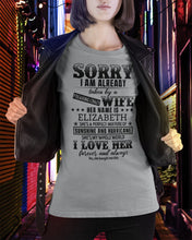 Load image into Gallery viewer, Gift For Husband I Love Here Forever And Always Ladies Tee
