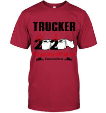 Load image into Gallery viewer, 2020 The Year When Shit Got Real Quarantined Gift For Trucker Guys Tee
