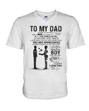 Load image into Gallery viewer, Giving For  Dad Let You Know You're Appreciated  Custom Design Guys V-Neck

