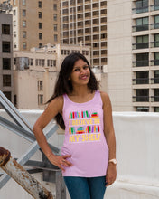 Load image into Gallery viewer, I Believe In My Shelf Trending For Book Lovers Ladies Flowy Tank
