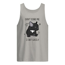 Load image into Gallery viewer, Don't Scare Me I Fart Easily Gift For Dog Lovers Unisex Tank Top
