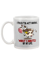 Load image into Gallery viewer, Cow Worst 5 Minutes Gift For Cow Lovers Mug
