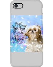 Load image into Gallery viewer, Angels And Shih Tzu Are Not Different Gift For Dog Lovers Phone case
