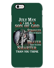Load image into Gallery viewer, July Man Son Of God Birthday Meaningful Gift For Men Phone case
