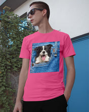 Load image into Gallery viewer, Border Collie In Denim Pocket Gift For Dog Lovers Guys Tee
