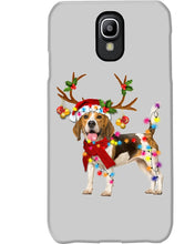 Load image into Gallery viewer, Beagle Gorgeous Reindeer Xmas Lights Gift For Dog Lovers Phone case
