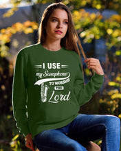 Load image into Gallery viewer, I Use My Saxophone To Worship The Lord Custom Design Sweatshirt

