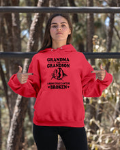 Load image into Gallery viewer, Grandma And Grandson A Bond That Can't Be Broken Custom Design Hoodie
