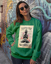 Load image into Gallery viewer, I'm Mostly Peace Love And Light Yoga Gift For Yoga Lovers Sweatshirt
