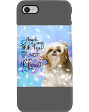 Load image into Gallery viewer, Angels And Shih Tzu Are Not Different Gift For Dog Lovers Phone case
