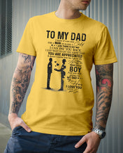 Load image into Gallery viewer, Giving For  Dad Let You Know You're Appreciated  Custom Design Guys Tee
