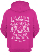 Load image into Gallery viewer, Les Armes Ne Tuent Pas Les Gens Les Mamans Qui Ont Des Gift For Mom Hoodie
